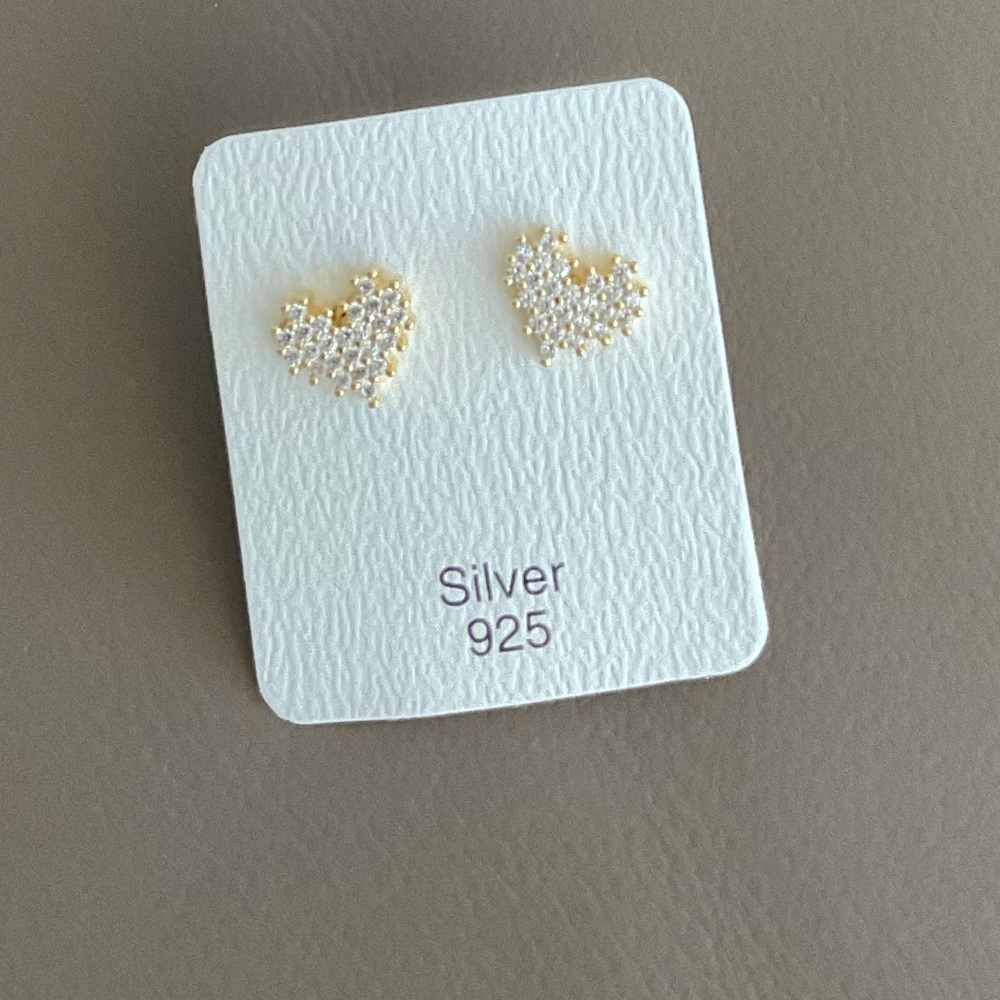 NEW gold plated over 925 silver